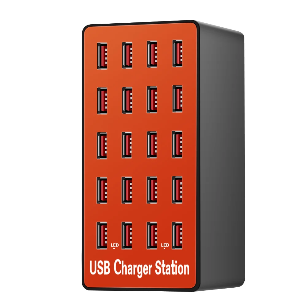 Универсальная зарядная станция с USB портами 90 Вт 20 портов|Зарядные устройства для