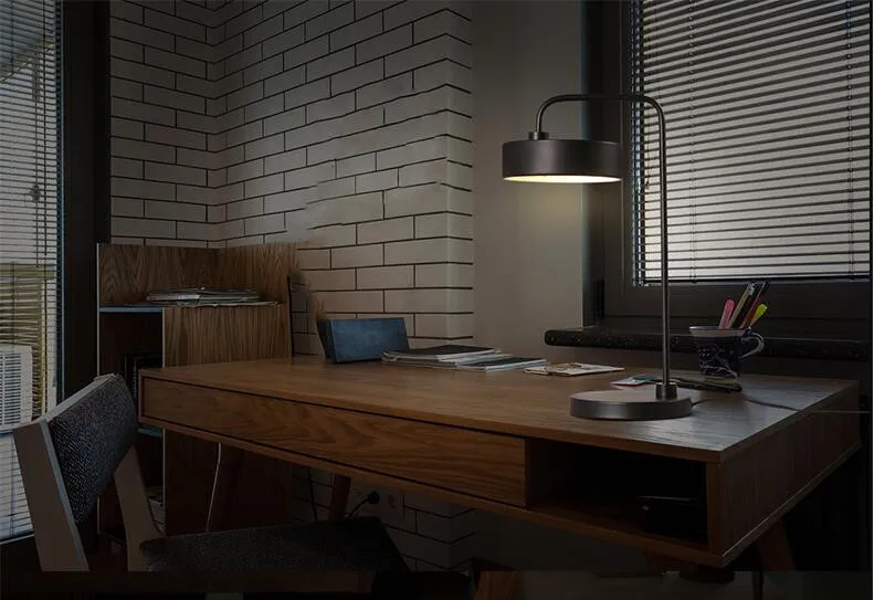 Простой красочный круглый Настольный светильник Настольная лампа прикроватная