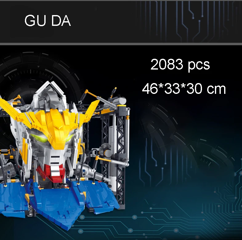 2083 шт. Детский конструктор робот|Блочные конструкторы| |