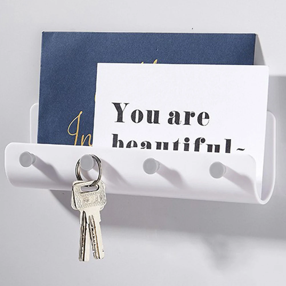 

1pc Key Towel Hanger Holder Hook Wall Storage Rack DIY Organizer Hanging Hooks