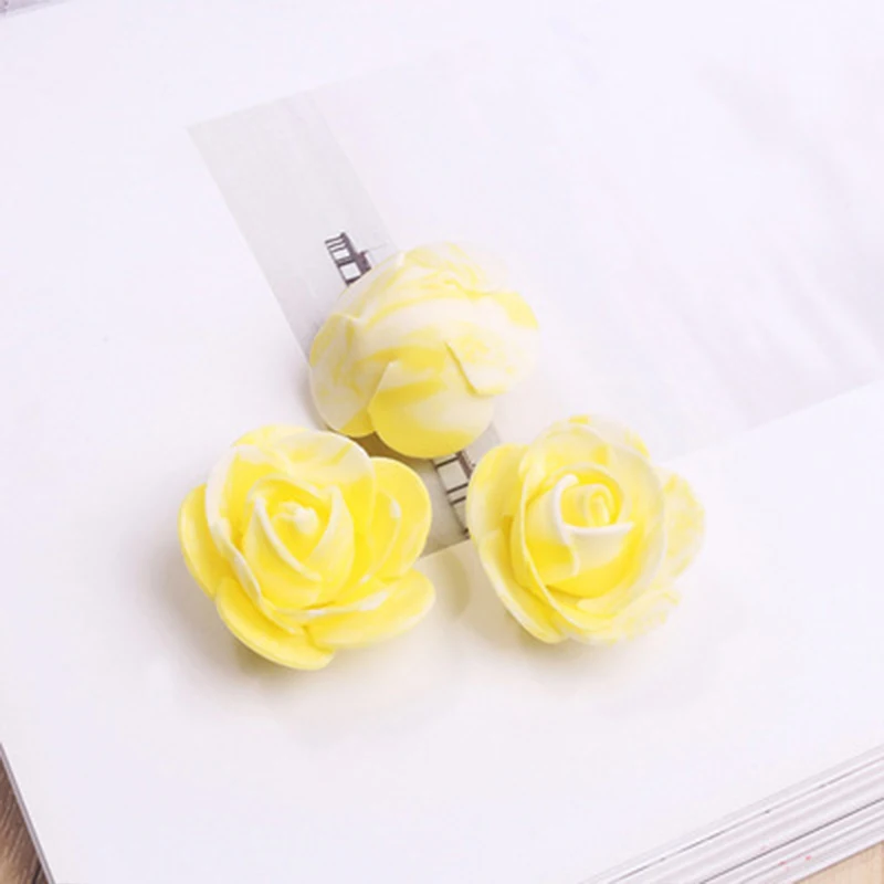 

100PCS /bag mini multicolor PE foam rose head artificial rose flower handmade DIY wedding home decoration holiday party supplies