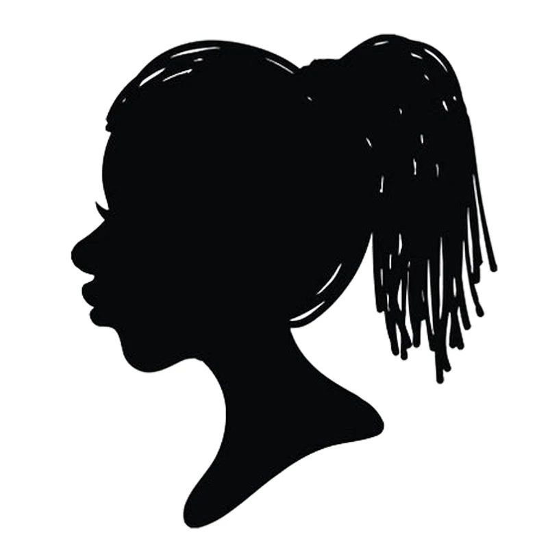 Стикер "Сексуальная девушка" - глянцевая виниловая наклейка на стену с изображением модной женщины. Украшение для дома, женского салона красоты, офиса. Наклейки HQ409.