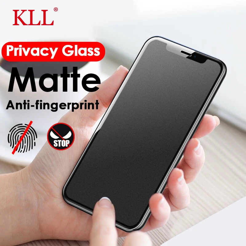 

Anti Spy No fingerprint Matte Tempered Glass for iPhone 11 12 13 Pro max mini Screen Protector iPhone X XS Max XR Privacy Glass