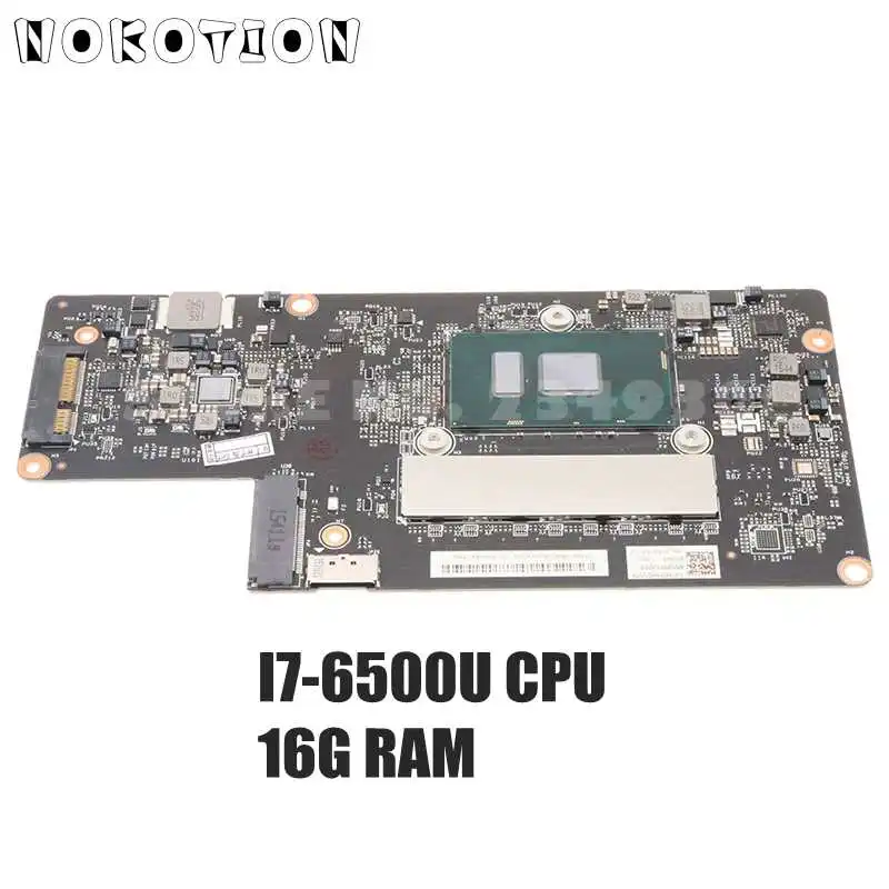 

NOKOTION 5B20K48454 BYG40 NM-A411 основная плата для Lenovo Yoga 900-13ISK Материнская плата ноутбука I7-6500U CPU 16 Гб оперативной памяти