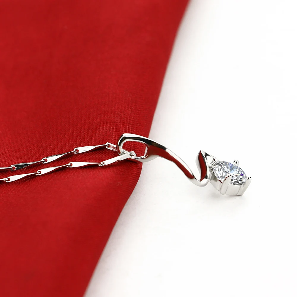 Пара обещаний ожерелье Минимальная Бесконечность Подвески из серебра ожерелья