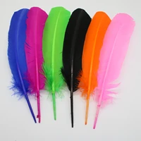 wholesale 10pcslot natural goose feathers decoration carnival wedding 25 30cm turkey feathers for crafts plumas