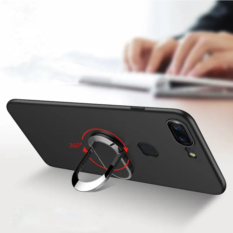 Чехол для телефона Google Pixel 3A XL с магнитным кольцом держателем и подставкой мягкий