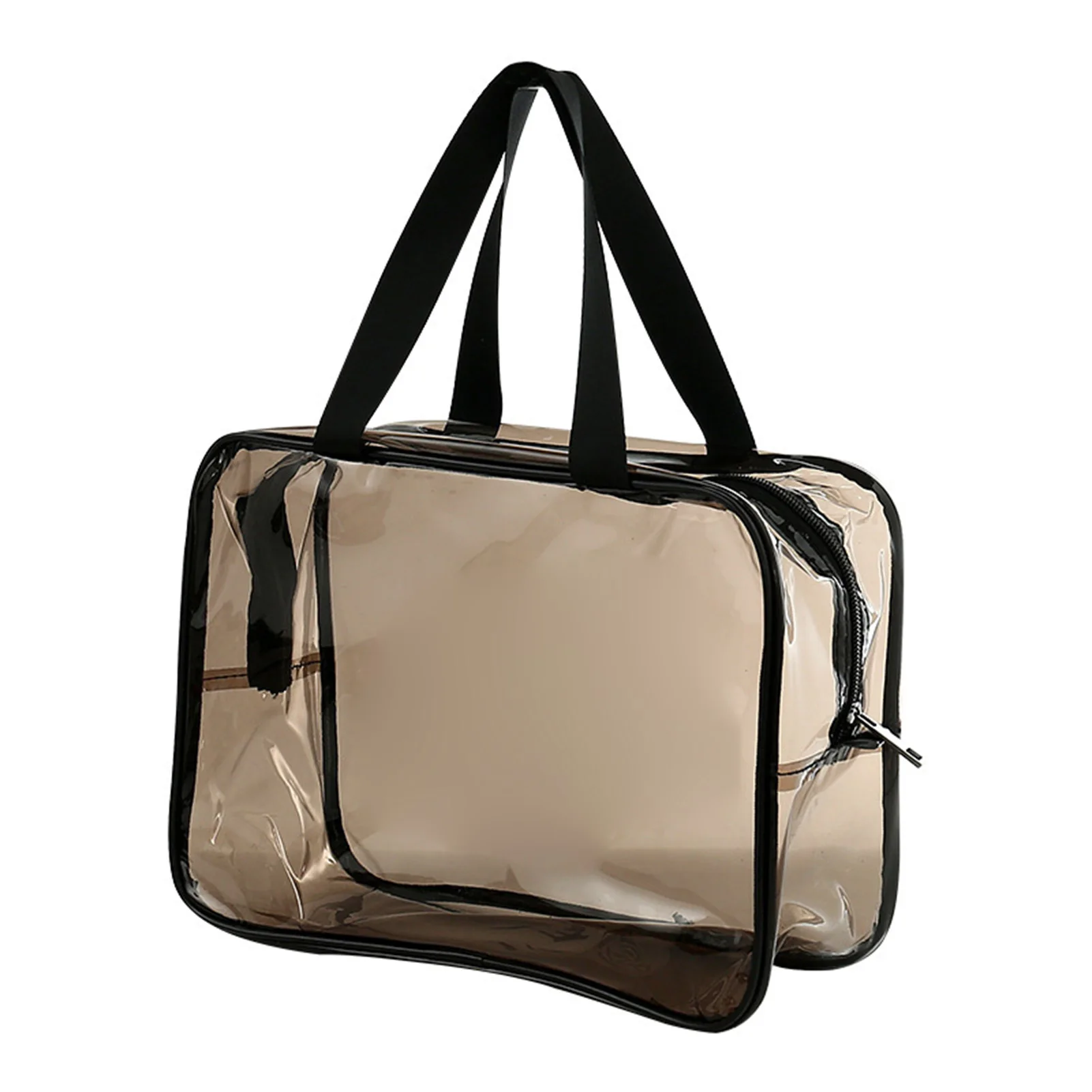 

Портативные Прозрачные сумки для макияжа, водонепроницаемая косметичка на молнии, прозрачные дорожные пеналы для хранения, сумка для перен...