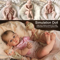 miaio 23inch big size toddler baby popular huxley reborn vinyl doll kit unfinished doll parts