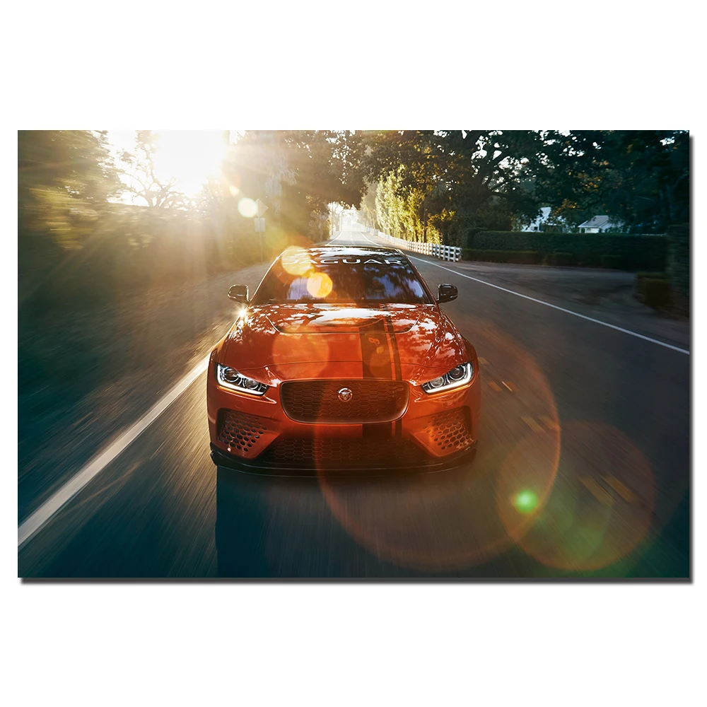 Jaguar XE SV Project 8 плакат с суперкаром холст ткань печать живопись настенные картины