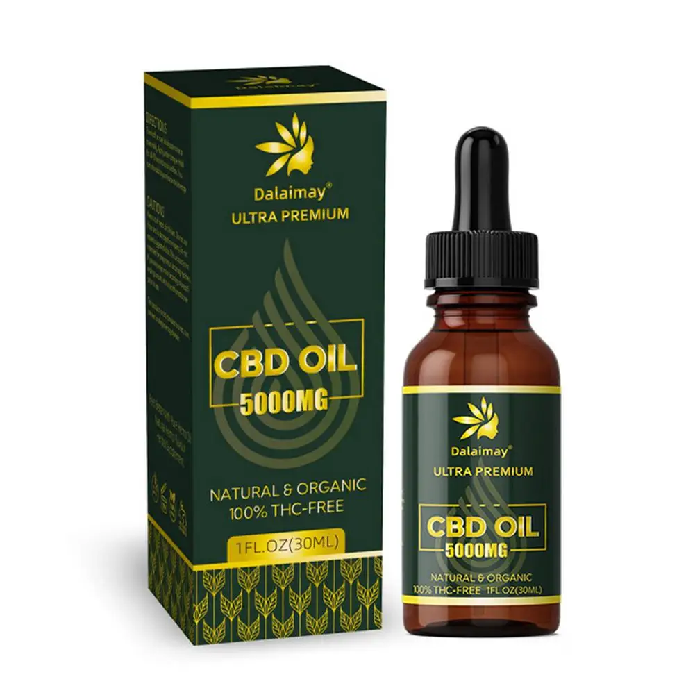 

Premium CBDs Hemp Essential Oil Pure CBD Oil 5000MG Anti-anxiety Sleep Better And Relief Pain Spa Massage Essential Oil 30ML