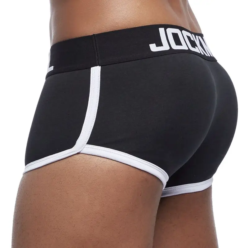 Для мужчин на подкладке шорты-боксеры хлопок спереди и стыковой подъема