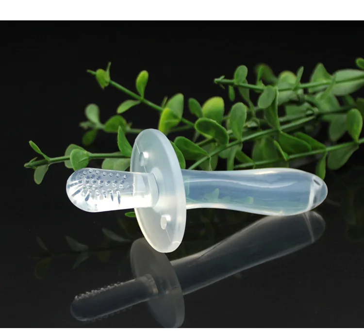 

2020 Hot Sale Teether Silicone Toothbrush Teething Toy Soft Molar Rod Dental Glue For Baby Infant Toddler Kids Baby Teether 1PC