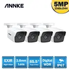 ANNKE 4X Ультра HD 5MP камера TVI CCTV наружная Всепогодная белая охранная система наблюдения EXIR ночное видение комплект оповещения по электронной почте