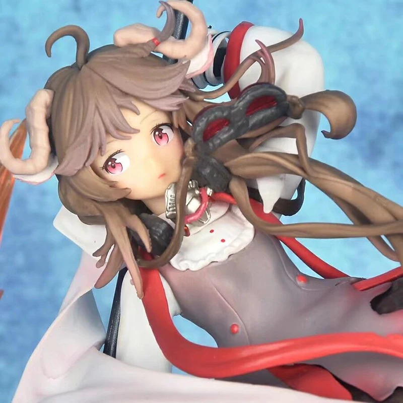 

Arknights Eyjafjalla Anime Action Figure Stand Fight Position Pretty Girl Classic Look PVC Collection Model Dolls Toy for Gifts