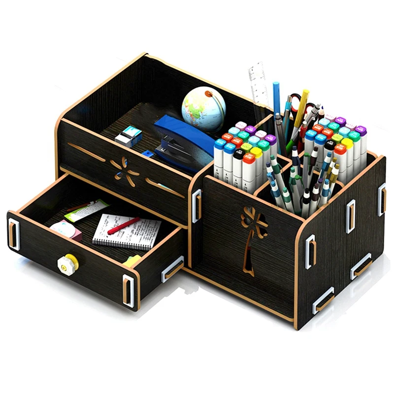 

Pen Box Desktop Ornaments Learning Pen Holder Office Pen Barrel Stationery Storage Desk Storage Box