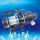 Сельскохозяйственный Электрический водяной насос с черными микро Высокое Давление мембранный Водяной опрыскиватель автомобиля WashDC 12V 120W 130PSI 10Lмин