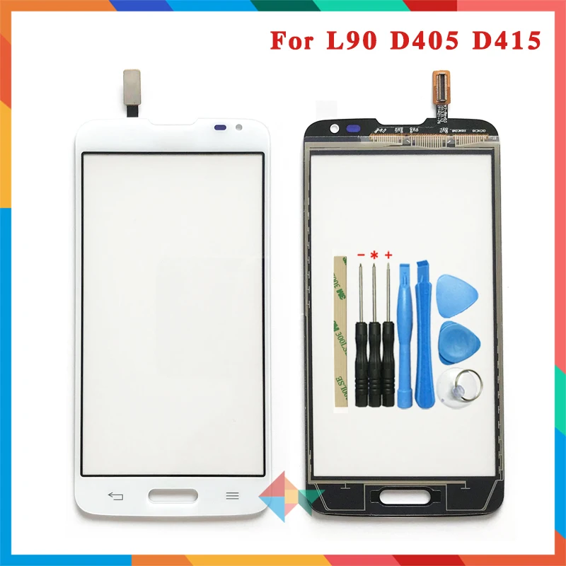 Высококачественный сенсорный экран 4 7 дюйма для LG L90 D415 D405 D410 дигитайзер Переднее