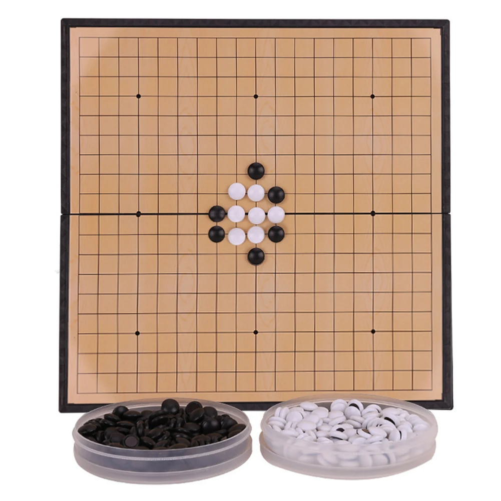 Китайский Старый Настольная игра Weiqi складной акрил черный белый цвет стол для