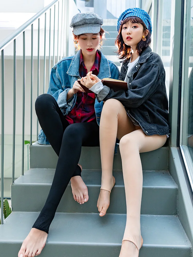 LANGSHA Winter Warm Leggings Women Casual Thicken Velvet Warm Good Elastic Slimming Seamless Leggings Solid Women's Warm Pants
