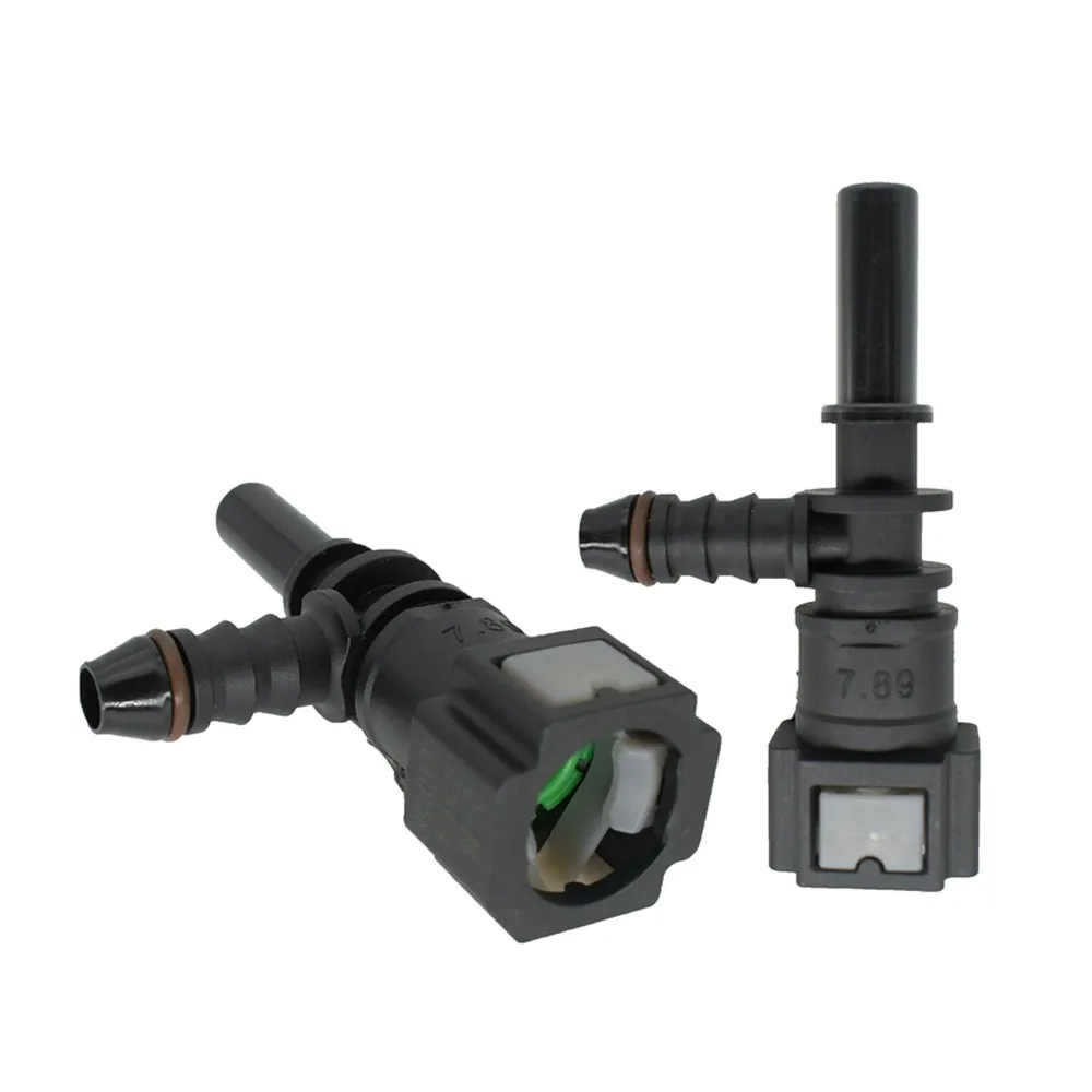 

1pc 7.89 ID6 Female Car Fuel Line Hose Quick Release Connector Bundy Tee Three-way Interface Fitting Auto Accessories