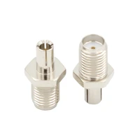 10pcs sma to ts9 adapter sma female plug to ts9 male plug connector adapter nickelplated straight