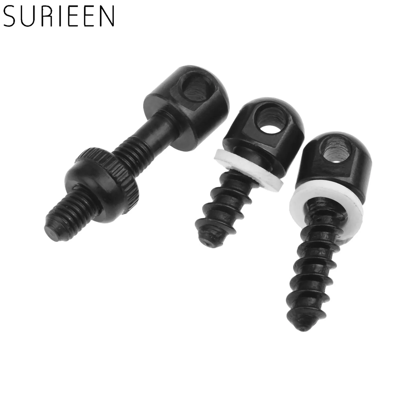 

3Pcs/Set Hunting Sling Swivel Studs Mounting Screw Kit Fit for Rifles Swivel Stud Base Use In All Standard Sling Swivels Black