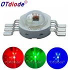 50 шт. 9 Вт LED RGB высокая мощность LED диодный чип лампы RGB шесть ног 700mA 3,2-3,4 в Тайвань GenesisHPO 45MIL чипы бесплатная доставка