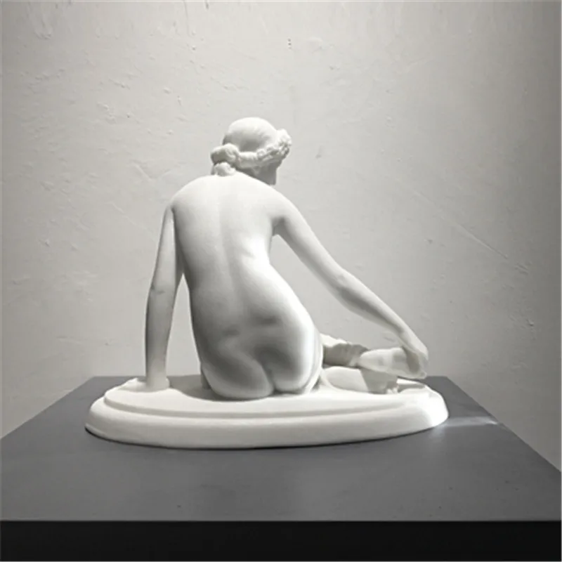 

White Marble Venus Sculpture Roman Mythology Goddess Full-Length Portrait Statue Creative Home Decor Christmas Gifts X3520