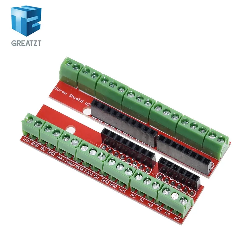 Шнековый щит GREATZT V2 учебная терминальная плата расширения (двойная поддержка) для