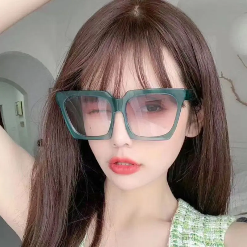 

Новинка 2020, солнцезащитные очки, винтажные женские солнцезащитные очки, женские очки, пластиковая оправа, прозрачные линзы, UV400, модные очки ...