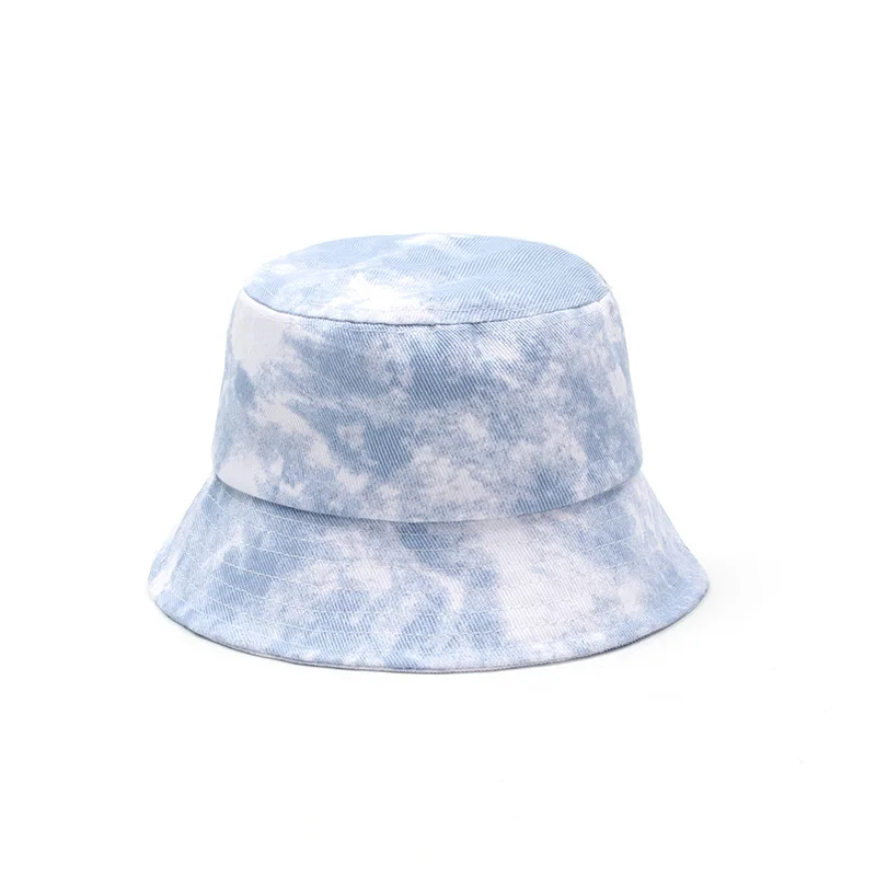 New Fashion Autumn Winter Reversible Multicolor Tie Dye Bucket Hats Cotton Fisherman Caps Women Gorros Female Outdoor Panama |