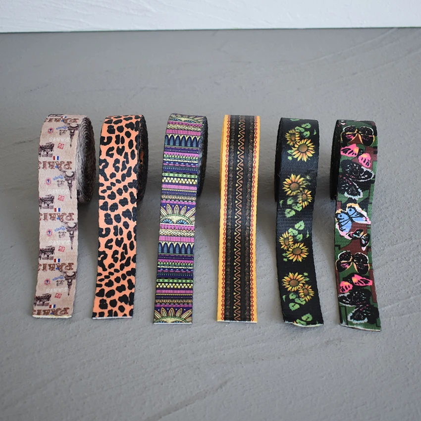 Retailing 1Yards Width 25mm Webbing 12 Colors Printed Ribbon Luggage Belt Strap Rope Dog Pet Collar Leash Harness | Дом и сад