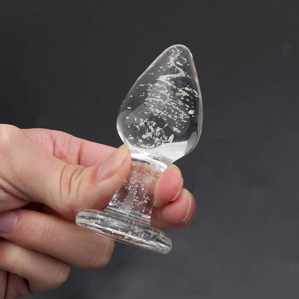 Luminous Glass Butt Plug Anal Sex Toys for Adults Women Men Prostate Massager Couples Tools Mini Erotic Machine Dildos Shop | Красота и