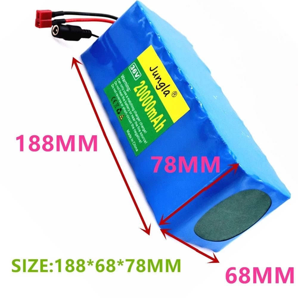 

36V 10s4p 20Ah 36V 18650 battery pack with 20000mah is suitable for eBike 18650 electric bicycle with BMS 36v battery