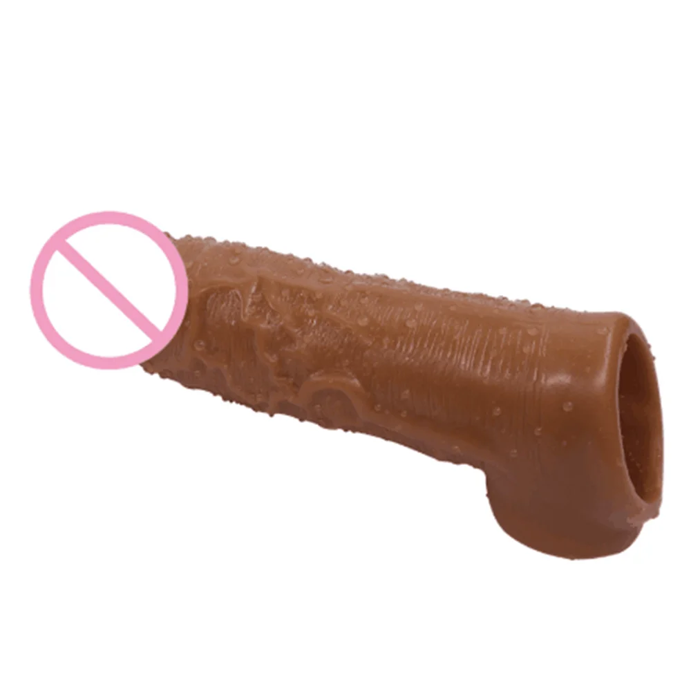 Многоразовые презервативы для увеличения мужского пениса интимные товары