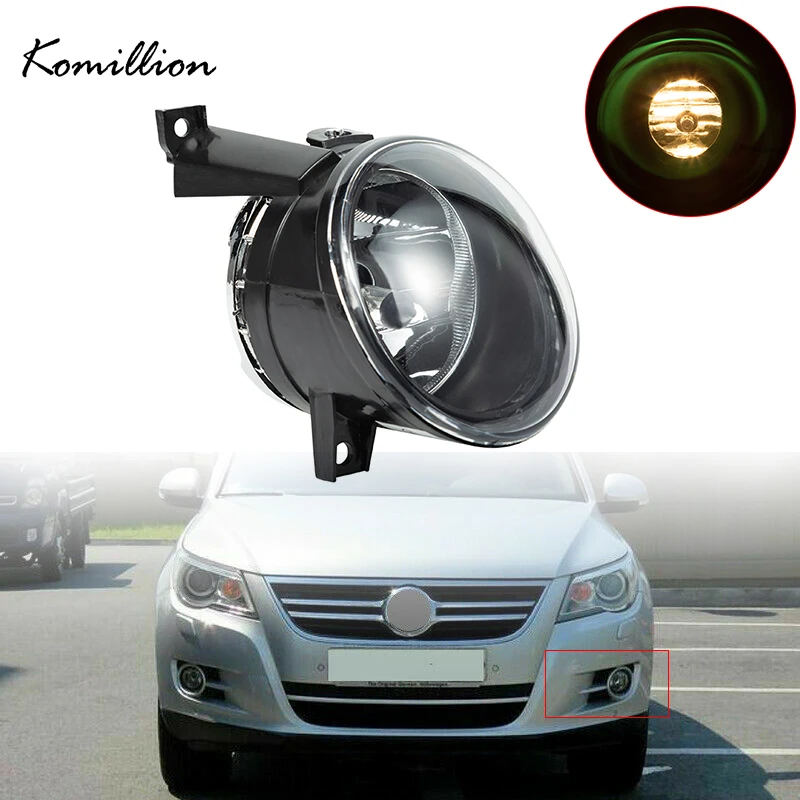 

Противотуманная фара на передний бампер автомобиля, фара дальнего света 9006, галогенная лампа 55 Вт 12 В, Внешние детали для VW Touran 2003 2004 2005 2006 2007 ...