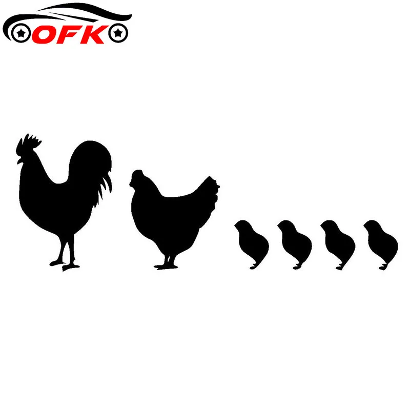 

Amusing Chicken Cute Car Body Decal Vinyl Automotive Decoration Stickers 20*7.3CM
