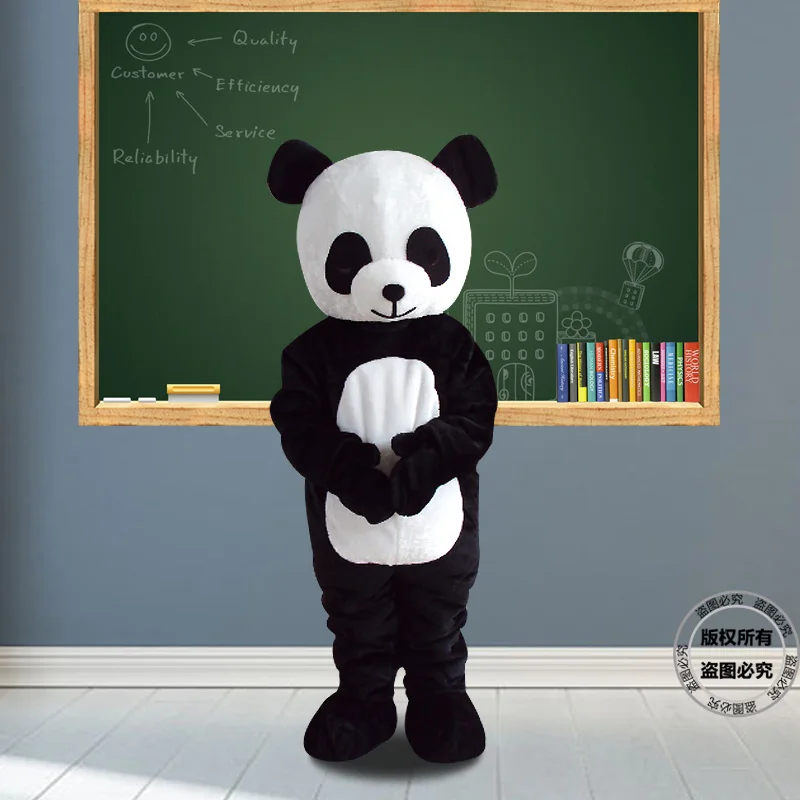 Костюм талисмана панды Костюмы для косплея Вечерние платья игр Одежда на