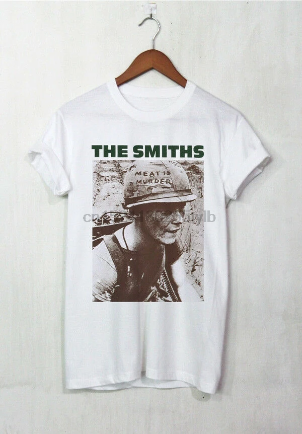 Футболка THE SMITHS MEAT IS MURDER футболка унисекс музыка Ретро стиль |