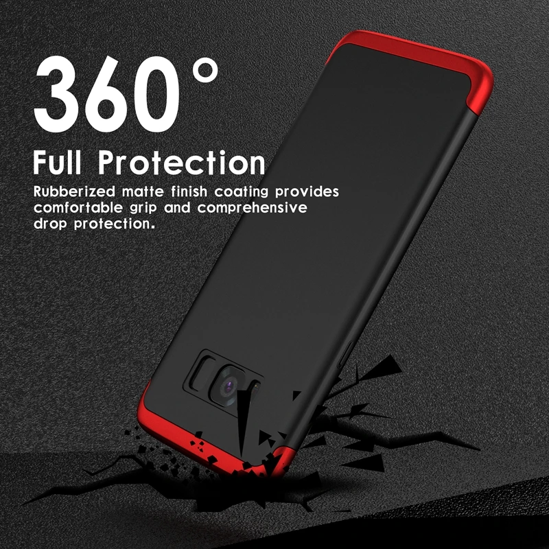 Чехол для Samsung Galaxy Note9 для Samsung Galaxy S10 Plus Note 8 S7 Edge S20 S21 Ultra 360 Hard PC Cover S9 S8 20 on.