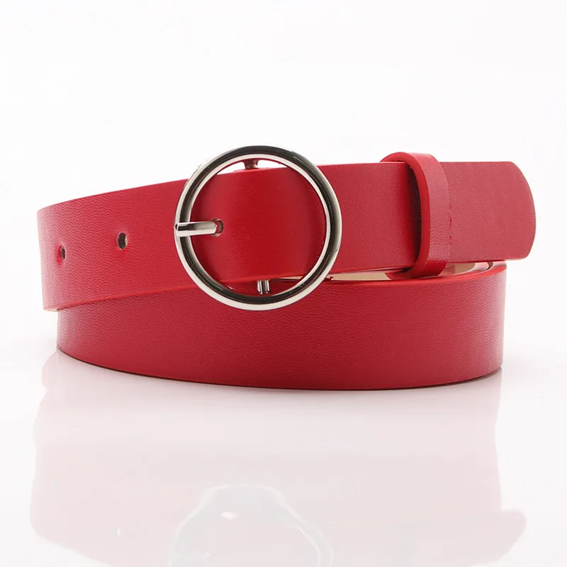 

MY25 years new round buckle fashion student decorative belt female leisure fashion personality women's belt