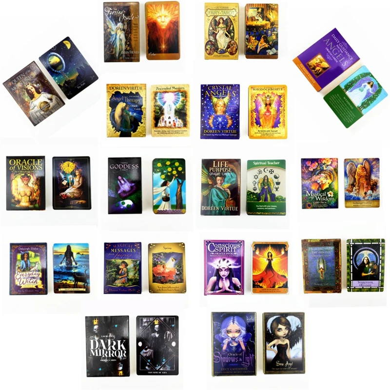 Tarot Cards Oracle Guidance Divination Fate Deck Playing Card Holiday Family Party Gift Wholsale | Дом и сад