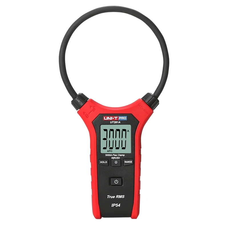 

UNI-T 3000A AC Flexible Clamp Meter True RMS Multimeter Ammeter Voltage Current Resistance Frequency UT281A/UT281C/UT281E