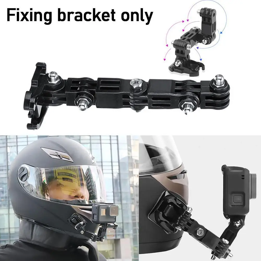 

For Gopro Hero 8 7 5 Yi Camera Adjustment Base Gopro Helmet Action sj4000 Accessory Sjcam Mount Helmet 4k Tripod Belt