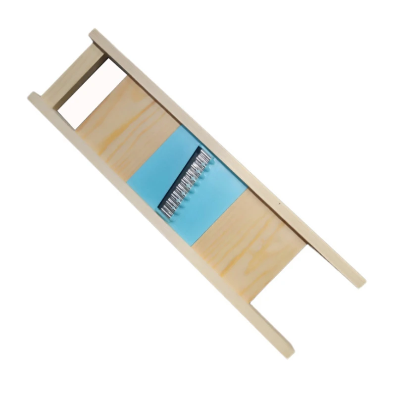 Ломтерезка для картофеля из твердой древесины сетка Цветочная овощерезка резак