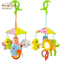 baby toys rattles toy kids soft bird frog plush toy animal clip baby crib bed hanging bells toys for stroller brinquedos