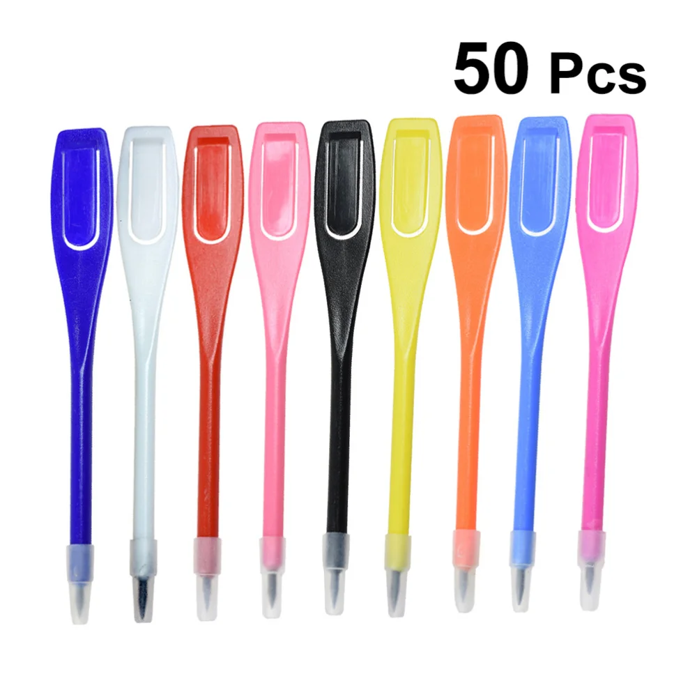 

50pcs Record Marker Pen Clear Lead Writing Scoring Pen Scorer Pencil (Random Color)