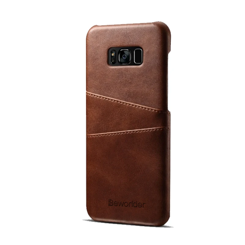 Чехол из искусственной кожи для Samsung S8 Plus чехлы S8Plus с отделением карт жесткие