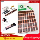 48 шт. Инструменты для ремонта проколов велосипеда, комплект шин с клеем 25 мм, заплатка для велосипедных шин, круглая велосипедная шина, Лидер продаж резиновая заплатка для шины